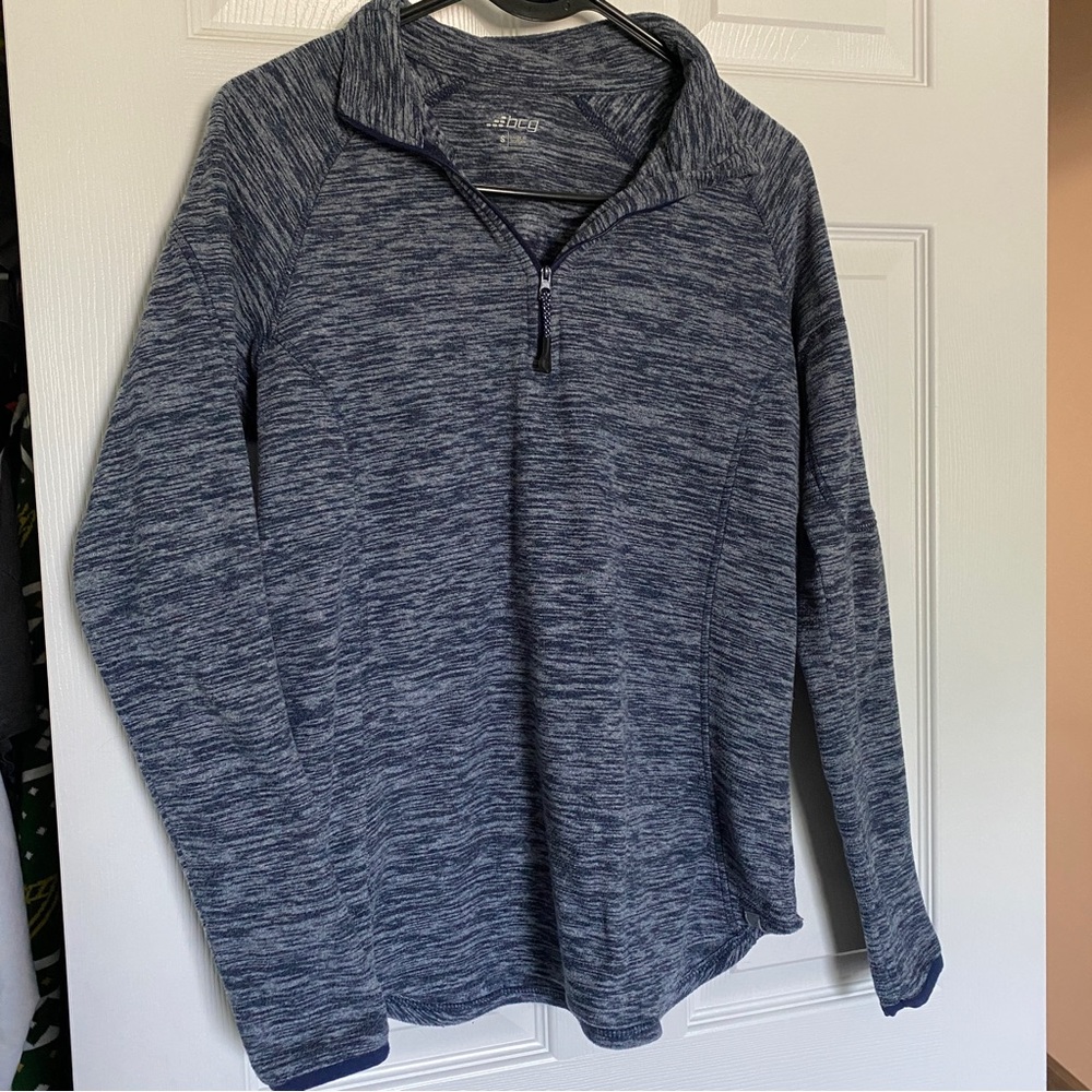 Blue Pullover Athletic Sweater - Small